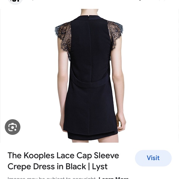 The Kooples Black Lace dress - Picture 2 of 4